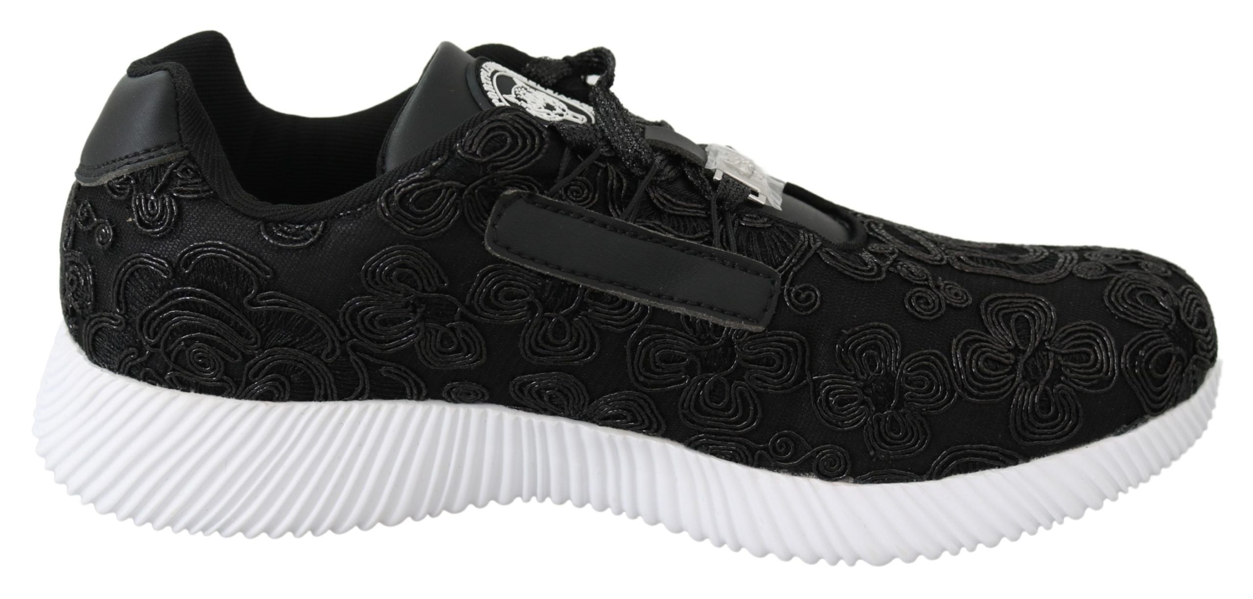 Plein Sport Plein Sport Black Polyester Runner Joice Sneakers Women's Shoes