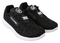 Plein Sport Plein Sport Black Polyester Runner Joice Sneakers Women's Shoes