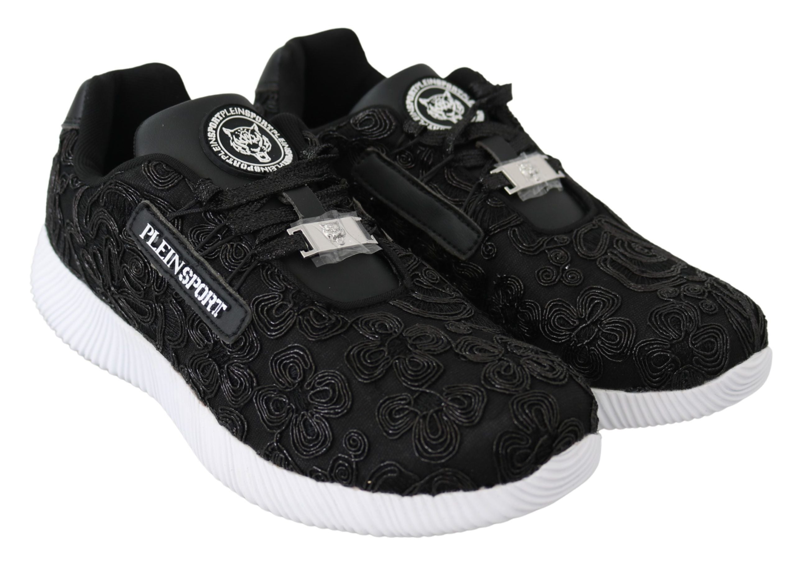 Plein Sport Plein Sport Black Polyester Runner Joice Sneakers Women's Shoes