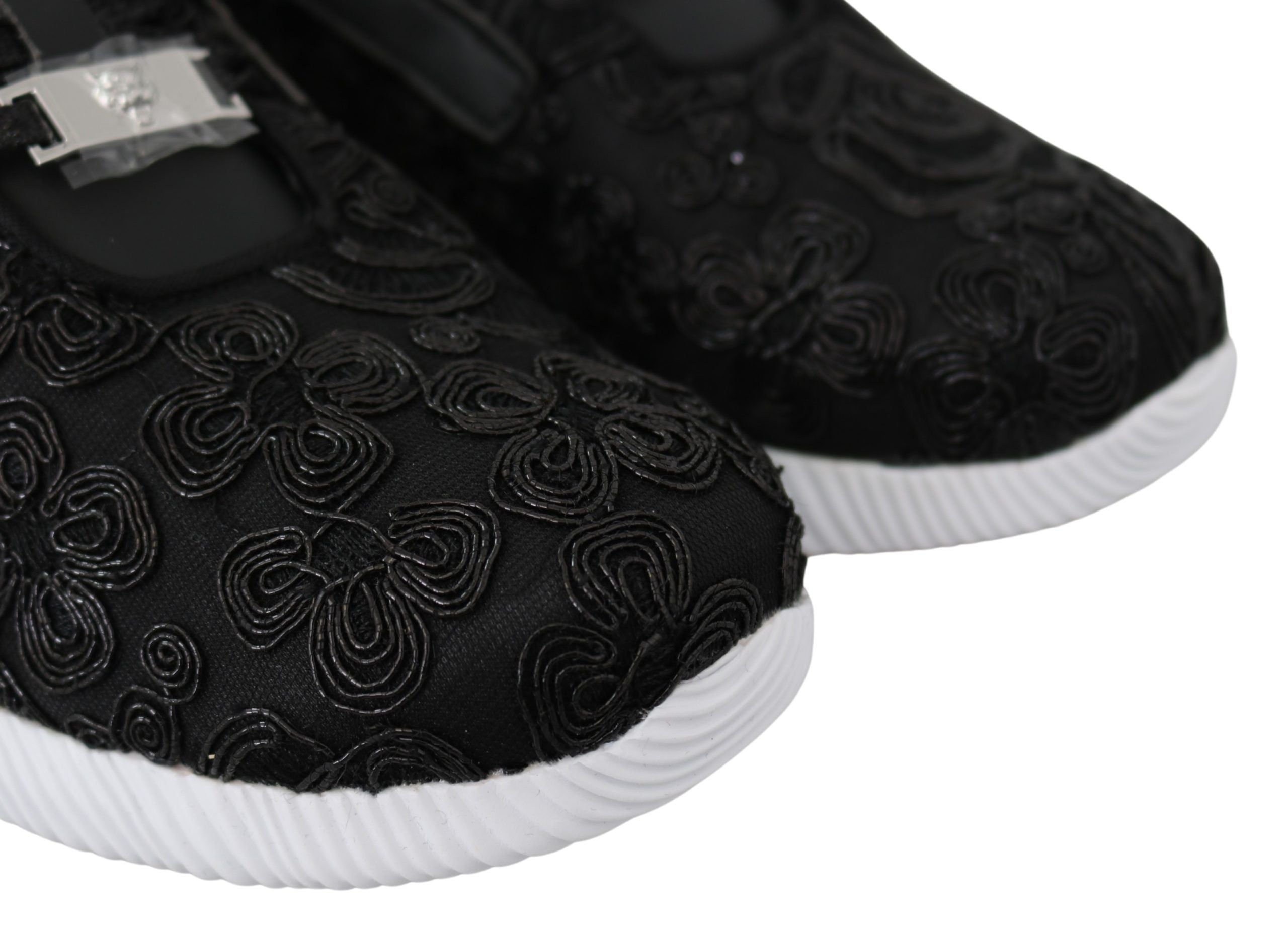 Plein Sport Plein Sport Black Polyester Runner Joice Sneakers Women's Shoes