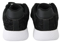 Plein Sport Plein Sport Black Polyester Runner Joice Sneakers Women's Shoes