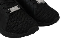 Plein Sport Plein Sport Black Polyester Runner Gisella Sneakers Women's Shoes