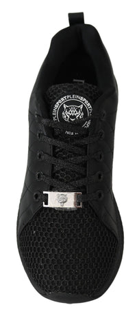 Plein Sport Plein Sport Black Polyester Runner Gisella Sneakers Women's Shoes