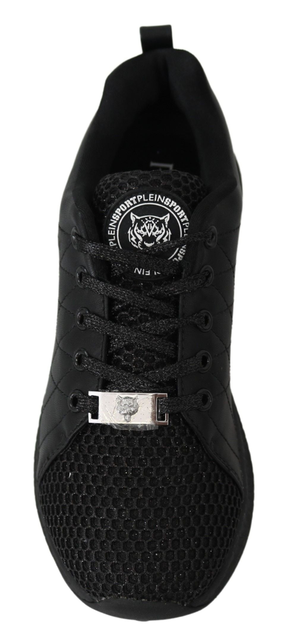 Plein Sport Plein Sport Black Polyester Runner Gisella Sneakers Women's Shoes