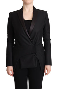 Costume National Costume National Black Long Sleeves Double Breasted Women's Jacket