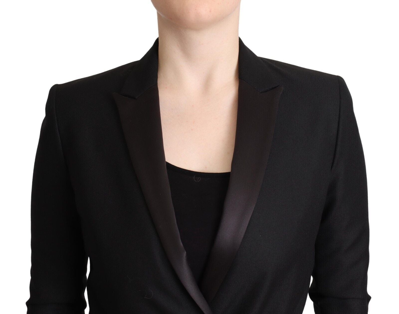Costume National Costume National Black Long Sleeves Double Breasted Women's Jacket
