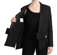Costume National Costume National Black Long Sleeves Double Breasted Women's Jacket