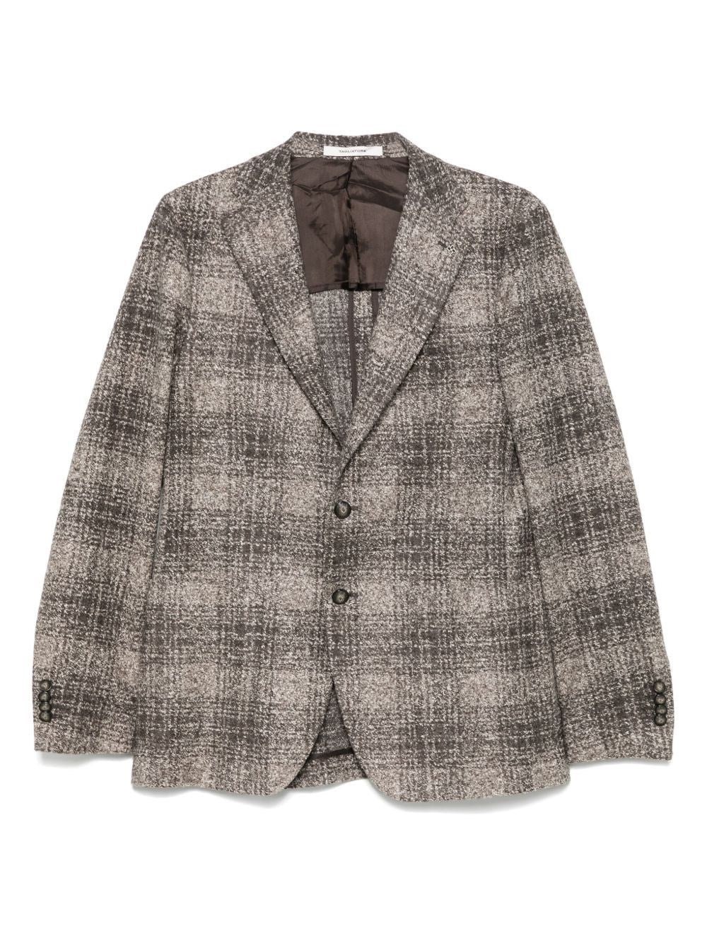 Tagliatore Men Blazer In Wool And Silk Jersey