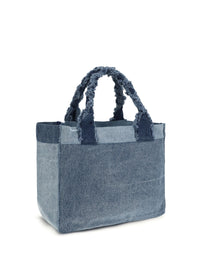 GANNI Ganni Women Medium Trapeze Denim Shopper