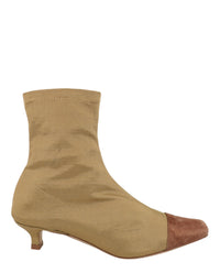 ByFar ByFar Womens Karl Suede-Trimmed Stretch Sock Boots
