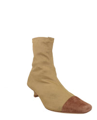 ByFar ByFar Womens Karl Suede-Trimmed Stretch Sock Boots