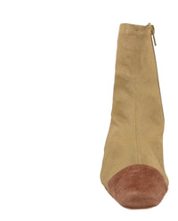 ByFar ByFar Womens Karl Suede-Trimmed Stretch Sock Boots