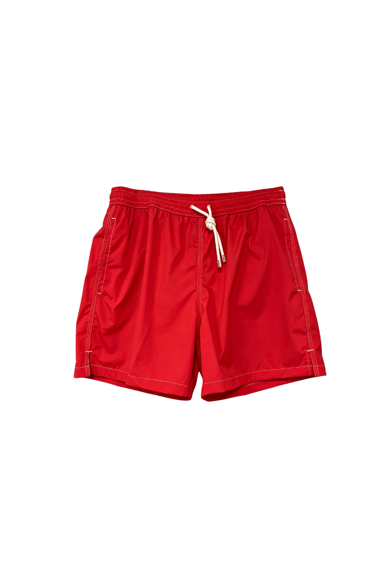 Fedeli Fedeli Madeira Airstop Swim Shorts Trunks Red