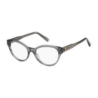 Marc Jacobs Eyeglasses Cat Eye Full Rim, Transparent Grey Frame and Clear Demo Lenses Lens MARC6280KB700