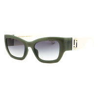 Marc Jacobs Sunglasses Cat Eye Full Rim, Green Frame and Grey Azure Lens MARC723/S01EDGB