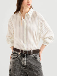Brunello cucinelli Brunello Cucinelli Women Silk Poplin Shirt