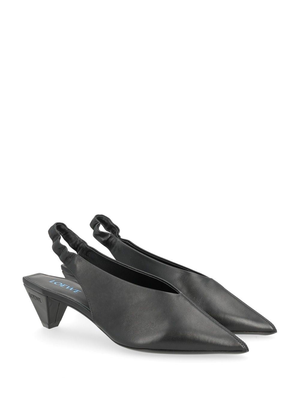 Loewe Women Origami Cubic Lambskin Slingback