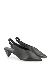 Loewe Women Origami Cubic Lambskin Slingback