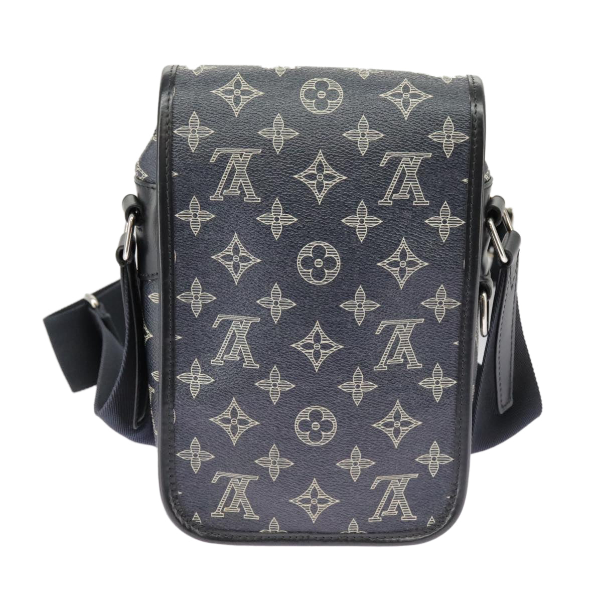 Louis Vuitton Messenger Navy Canvas Shoulder Bag (Pre-Owned)