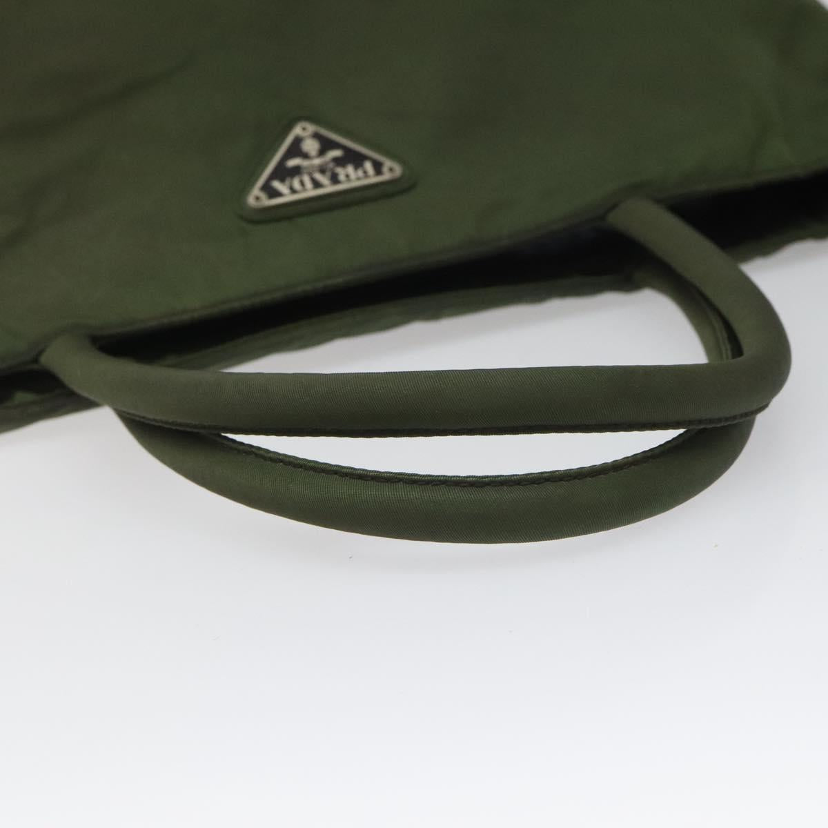 Prada Tessuto Green Synthetic Handbag (Pre-Owned)