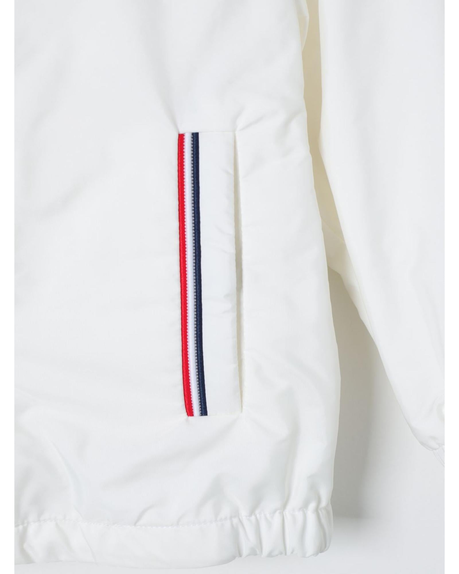 Moncler Kids Hooded Jacket ZipUp White