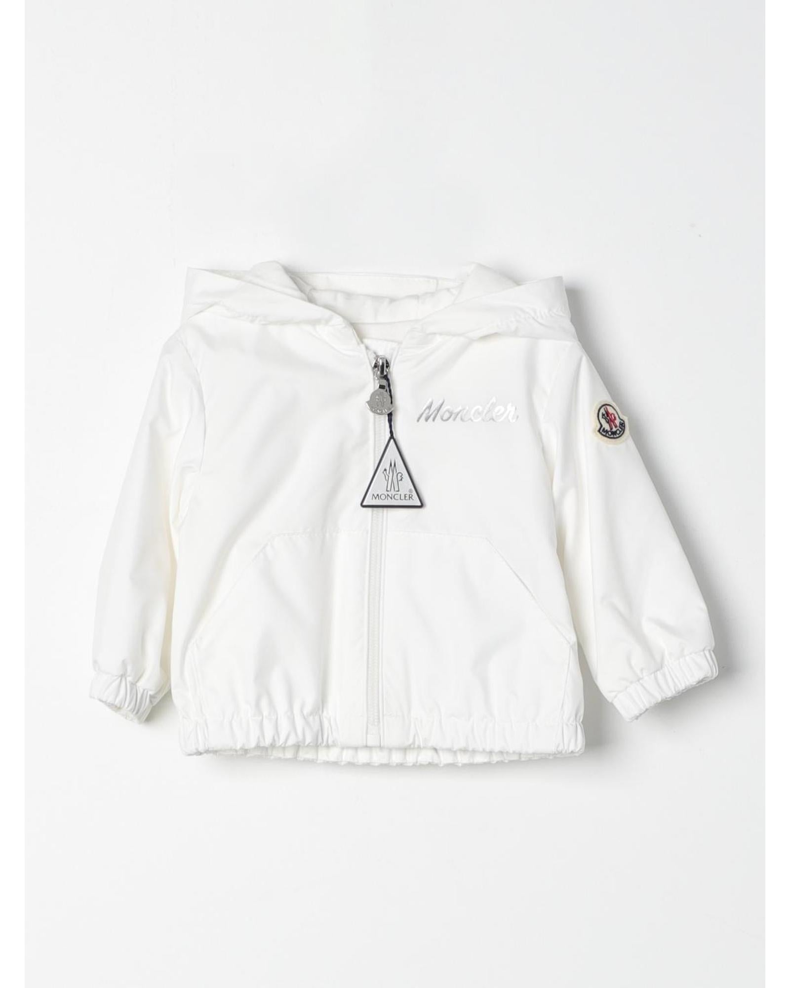 Moncler Baby Hooded Jacket Kids White