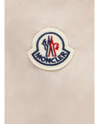 Moncler Cropped ZipUp Jacket Ruffled Collar Kids Pink