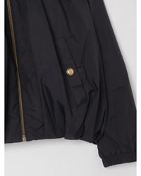 Moncler Pliss Panel Bomber Jacket Kids Black