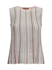 Missoni Women Sleeveless Ribbed Sequin Top