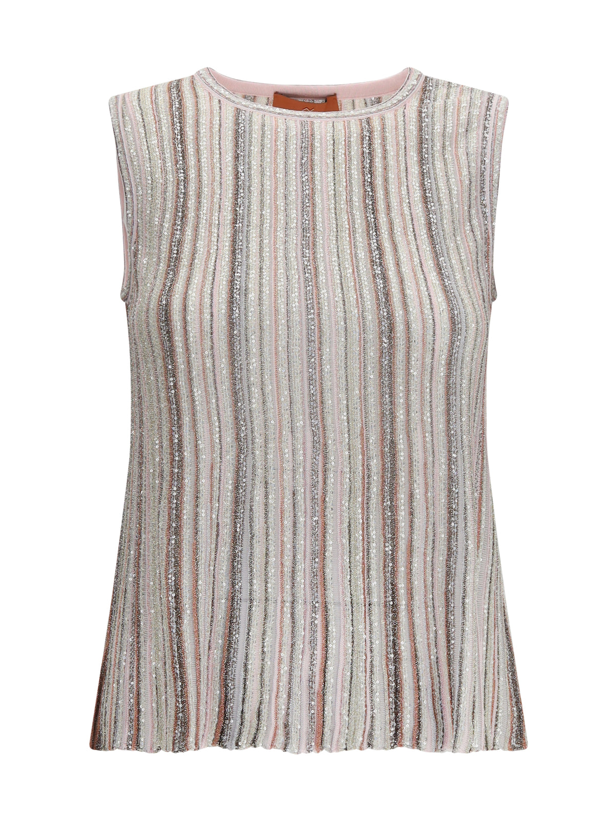 Missoni Women Sleeveless Ribbed Sequin Top