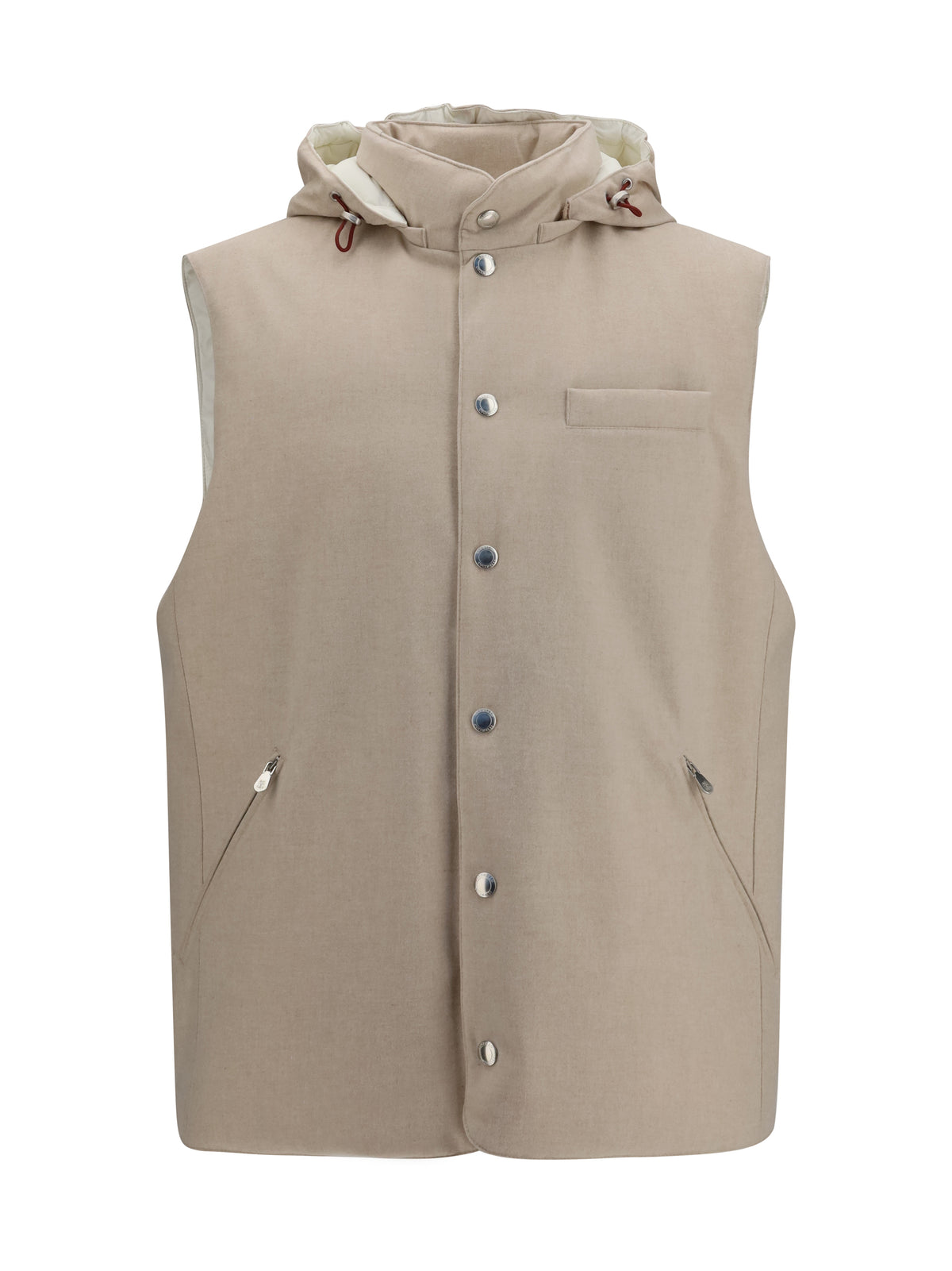 Brunello Cucinelli Men Wool Down Vest