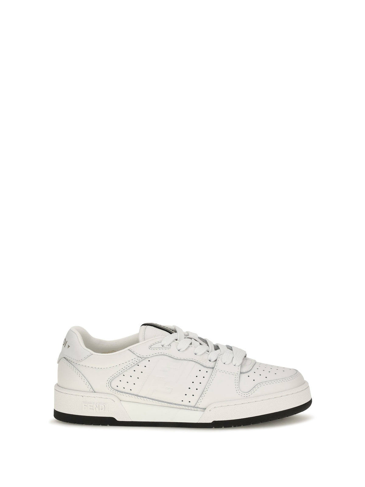Fendi Women Match Canvas And Suede Sneakers