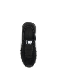 Dolce & Gabbana Men Dg Athletic Sneakers In Suede Leather