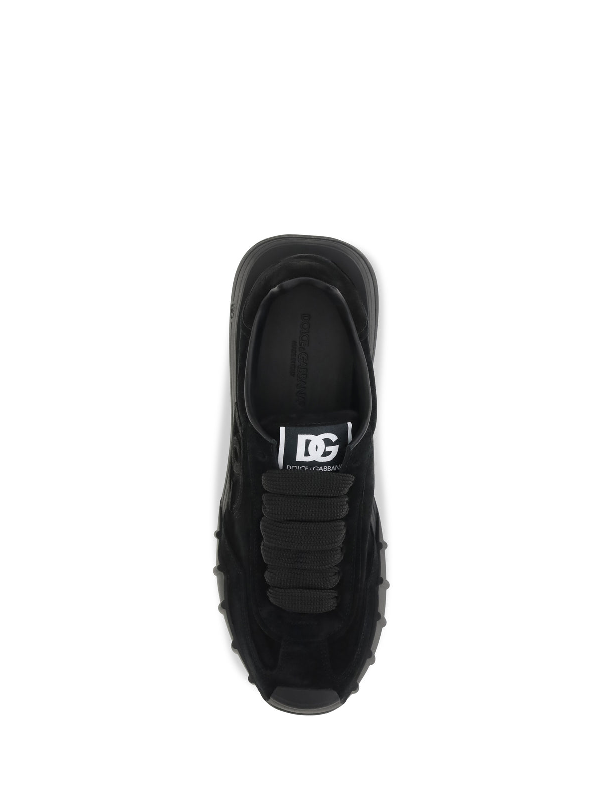 Dolce & Gabbana Men Dg Athletic Sneakers In Suede Leather