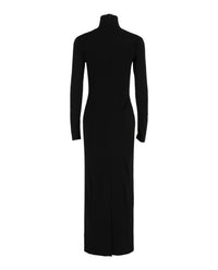 Valentino Womens Cutout Knit Midi Dress With Bow Detail