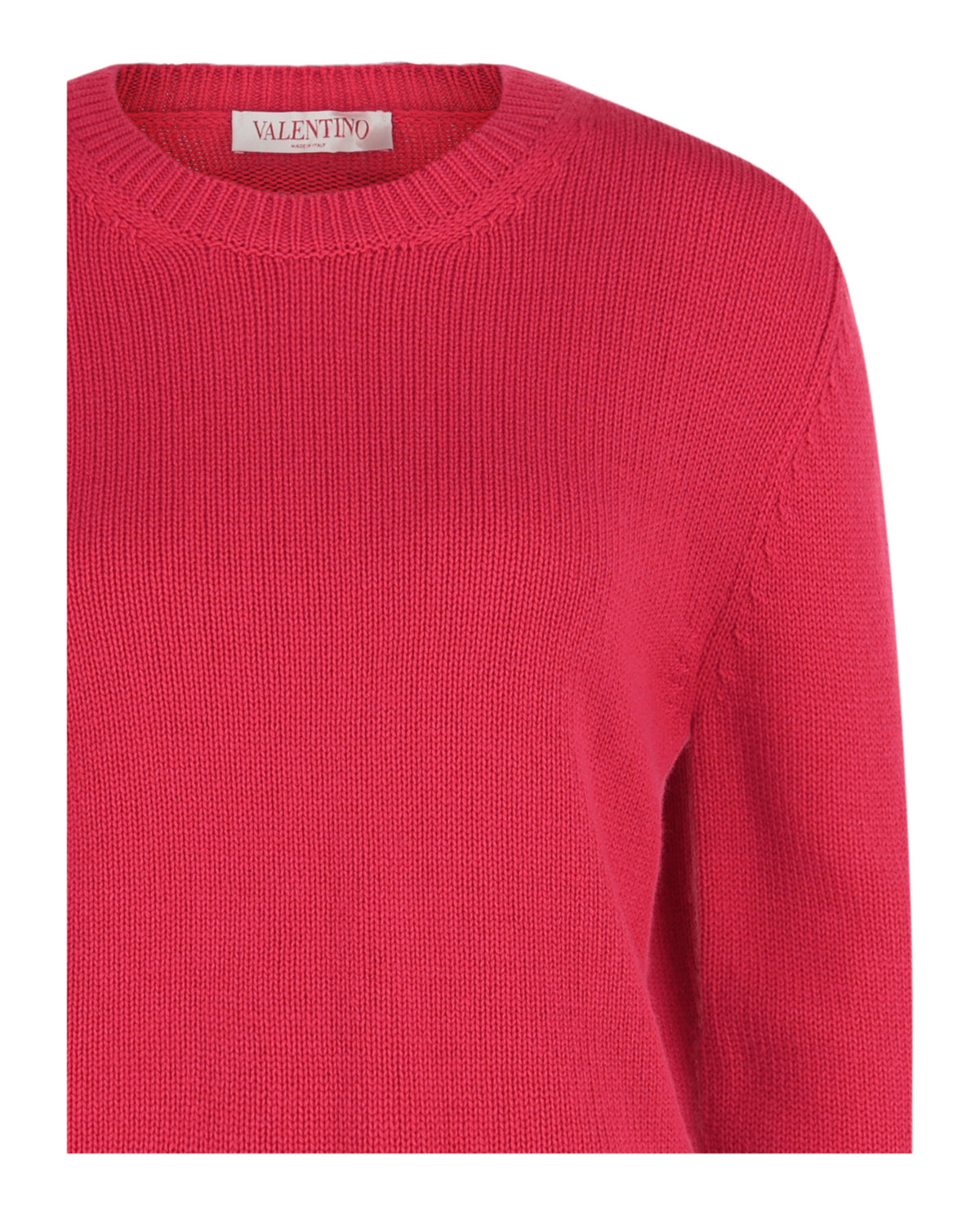 Valentino Womens Cashmere Crewneck Sweater