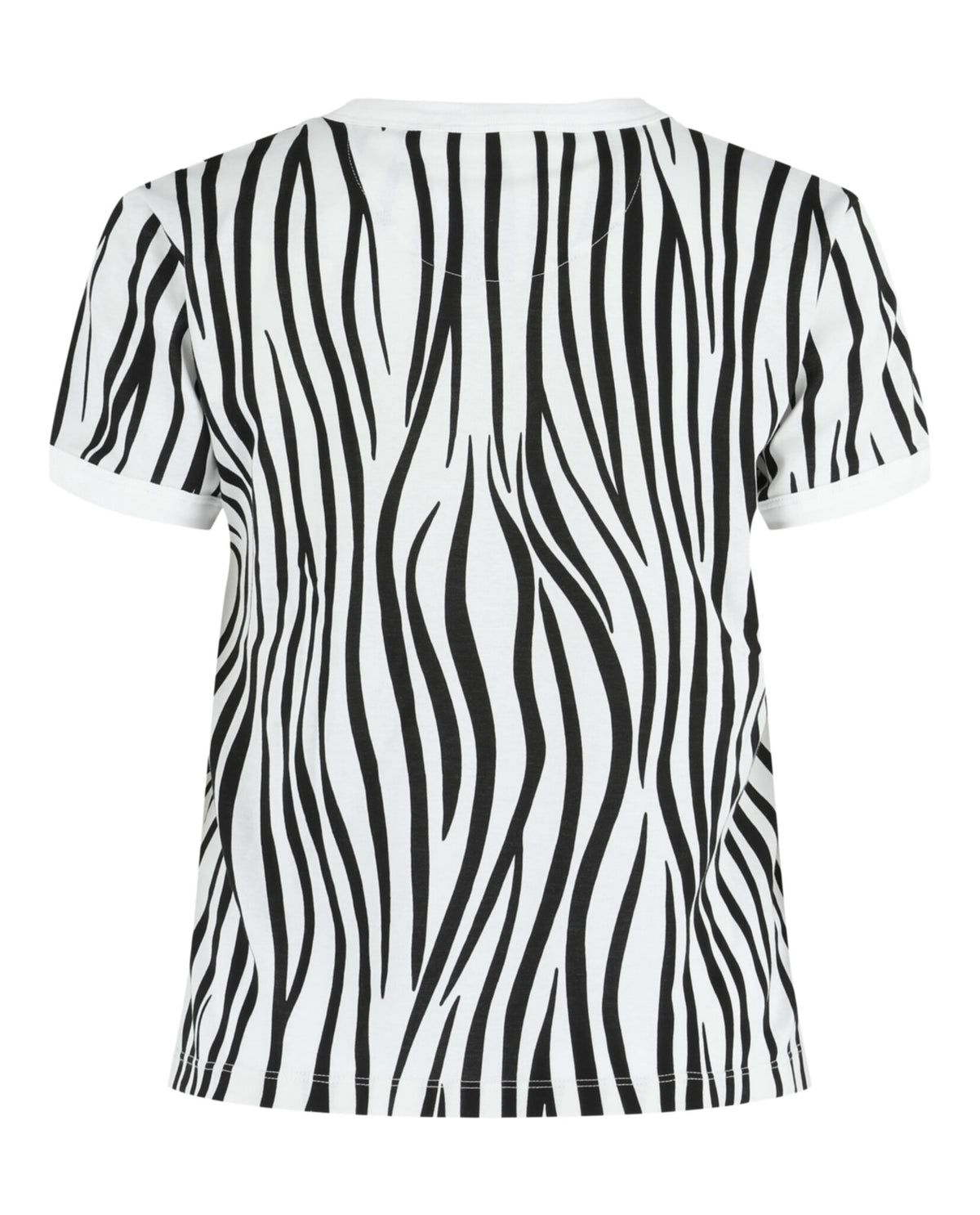 Valentino Womens Zebra Print Logo T-Shirt