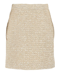 Valentino Womens Tweed Mini Skirt