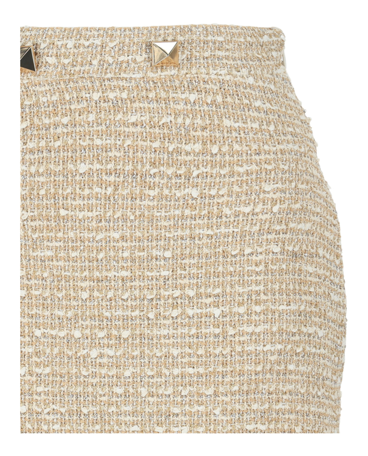 Valentino Womens Tweed Mini Skirt