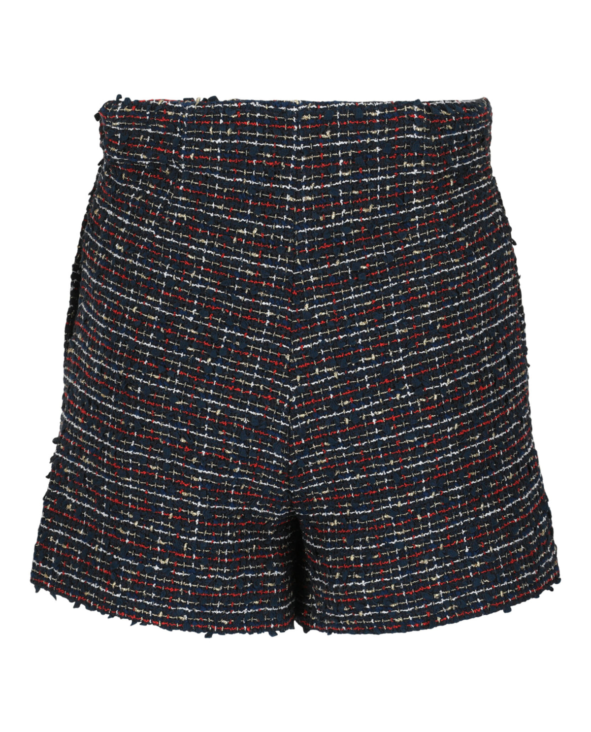 Valentino Valentino Womens High-Rise Tweed Shorts