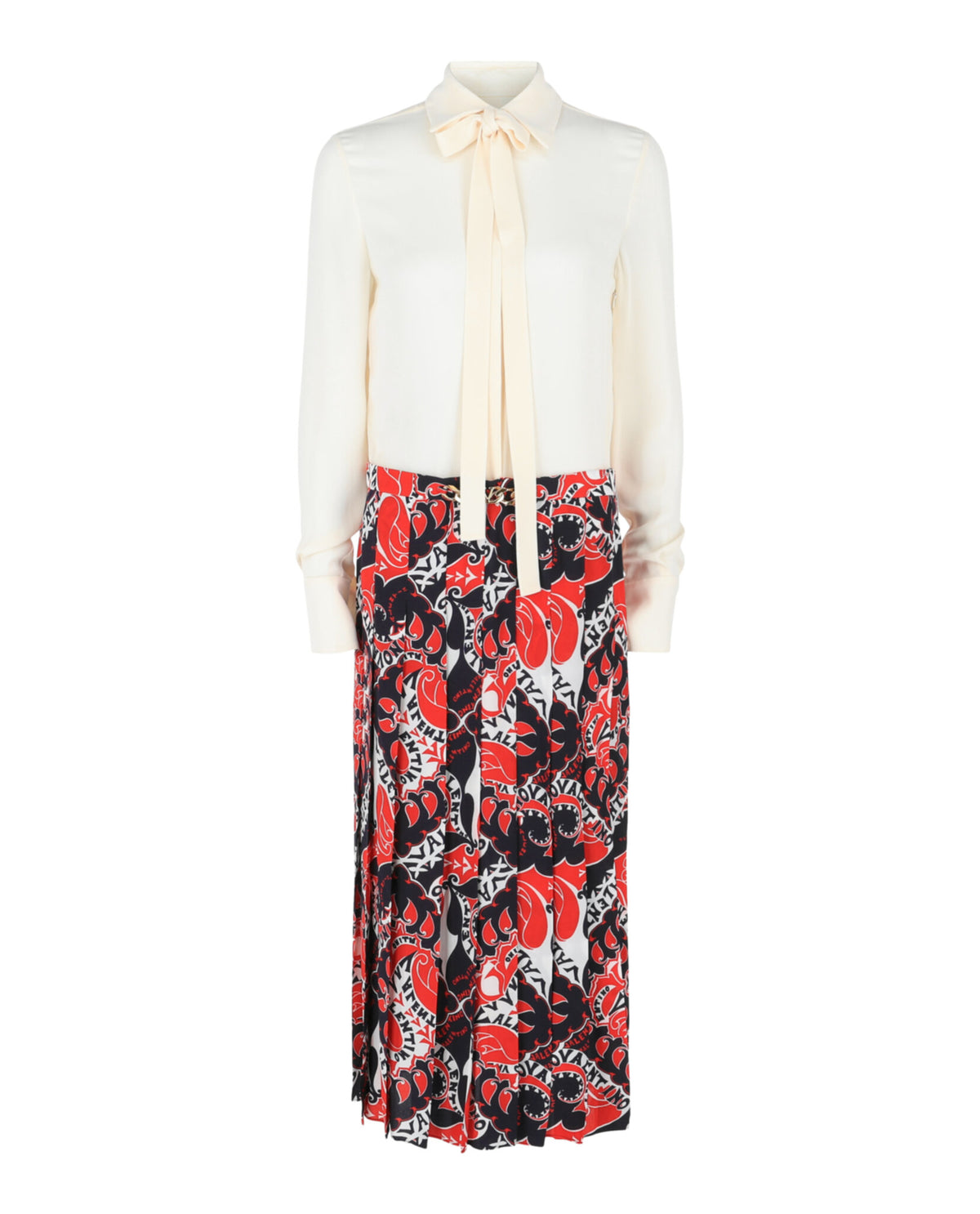 Valentino Womens Archive Bandana Print Midi Dress