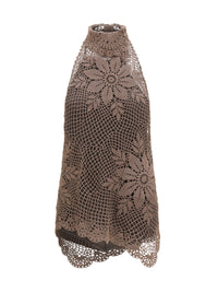 MAGDA BUTRYM Magda Butrym Women Crochet Lace High-Neck Top