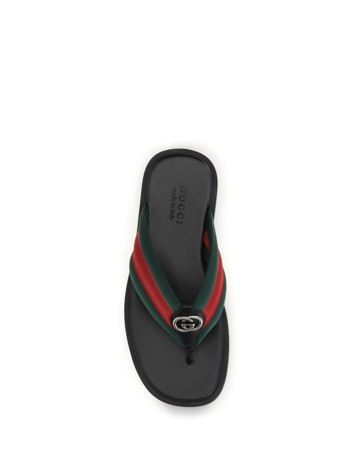 Gucci Men Maverik Gg Interlocking Flip-Flop Sandals