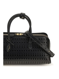 Alaïa Women Small Delta Nabuk Handbag