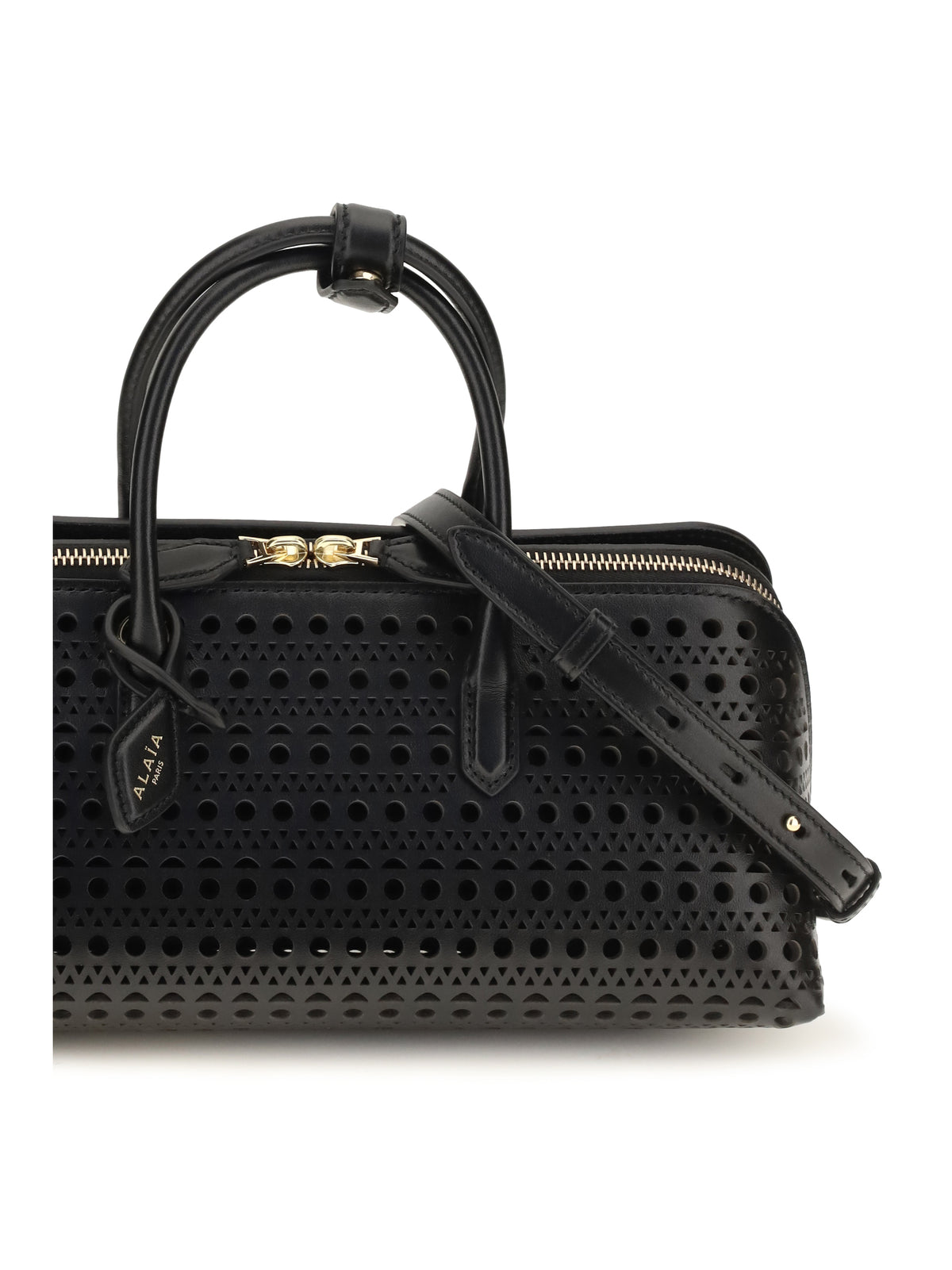 Alaïa Women Small Delta Nabuk Handbag