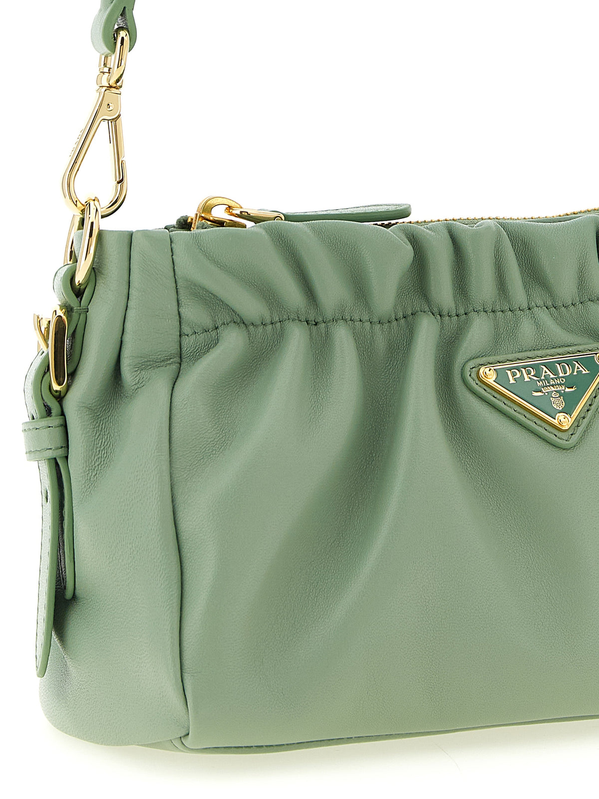 Prada Women Leather Shoulder Bag