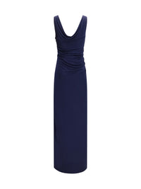 Versace Women Long Dress In Soft Viscose Jersey