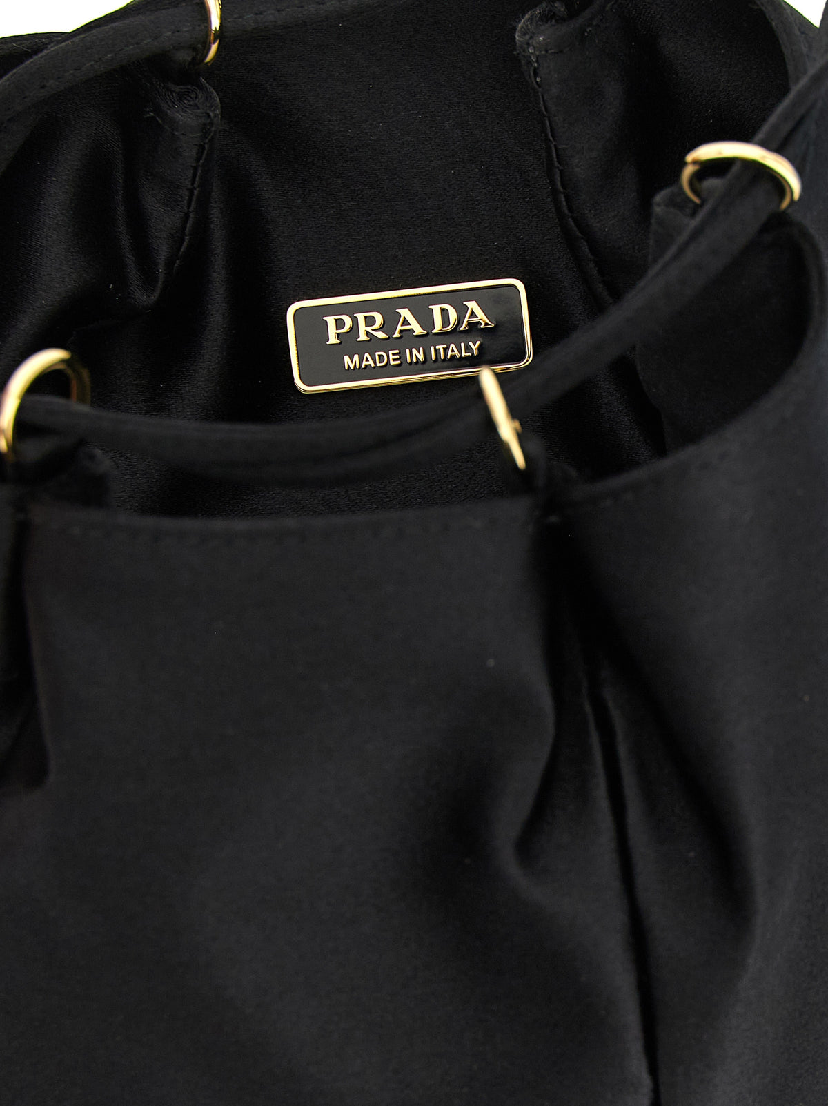 PRADA Prada Women Satin Mini Bucket Bag