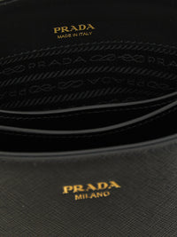 Prada Women Saffiano Mini Bucket Bag Black