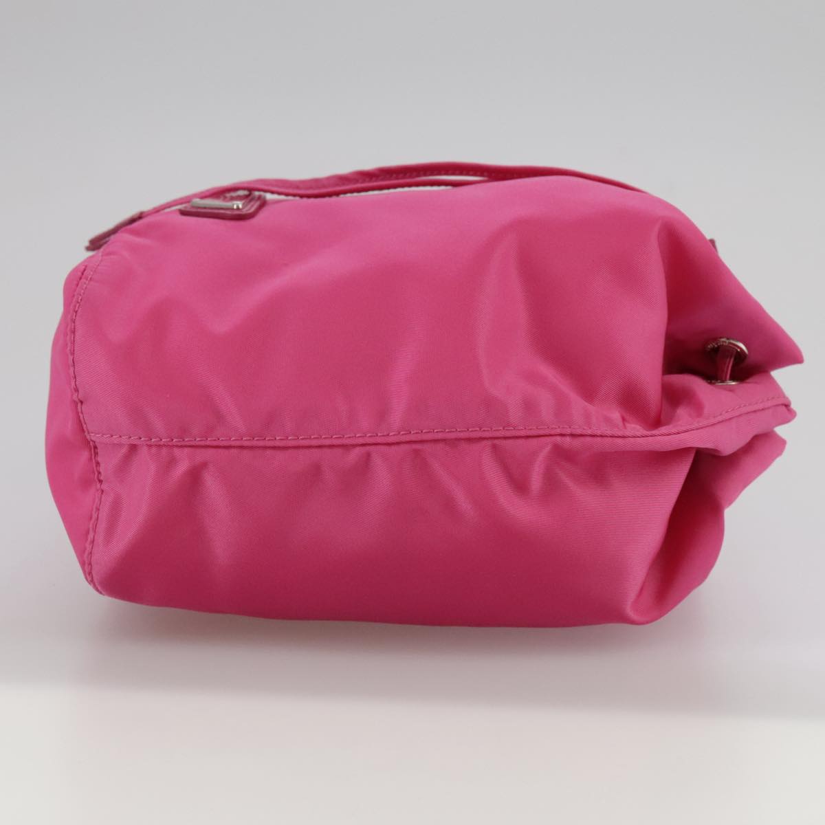Prada Cosmetic Pouch Pink Synthetic Clutch Bag (Pre-Owned)